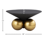 Naples Iron Coffee Table in Grey