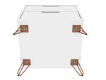 Rockefeller 20" Nightstand (2-Drawer) in White