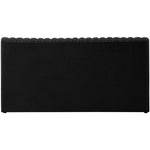 Nash Boucle Fabric Upholstered King Bed in Black