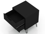 Rockefeller 20" Nightstand (2-Drawer) in Black