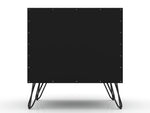 Rockefeller 20" Nightstand (2-Drawer) in Black