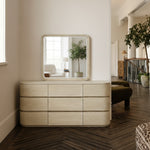Annalise Solid Wood Mirror in Natural