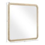 Annalise Solid Wood Mirror in Natural
