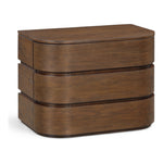 Annalise Solid Wood Night Stand in Brown