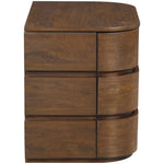 Annalise Solid Wood Night Stand in Brown