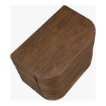 Annalise Solid Wood Night Stand in Brown