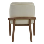 Navo Vegan Leather Upholstered Dining Chair in Beige