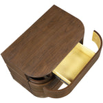 Annalise Solid Wood Night Stand in Brown