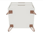 Rockefeller 20" Nightstand (2-Drawer) in Off White