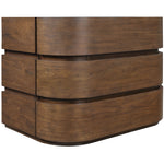 Annalise Solid Wood Night Stand in Brown