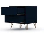 Rockefeller 20" Nightstand (2-Drawer) in Midnight Blue