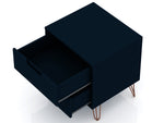 Rockefeller 20" Nightstand (2-Drawer) in Midnight Blue