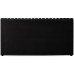 Nico Velvet Upholstered Queen Bed in Black