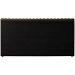 Nico Velvet Upholstered Queen Bed in Brown