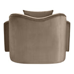 Destin Velvet Upholstered Chair in Taupe