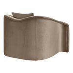Destin Velvet Upholstered Chair in Taupe