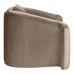 Destin Velvet Upholstered Chair in Taupe