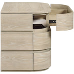 Annalise Solid Wood Night Stand in Natural