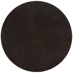 Nile Oak Wood Top And Metal Base Coffee Table in Brown