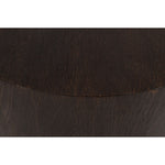 Nile Oak Wood Top And Metal Base Coffee Table in Brown