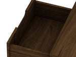 Rockefeller 20" Nightstand (2-Drawer) in Chestnut Brown