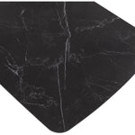 Niya 71" Sintered Stone Top And Steel Base Dining Table in Black