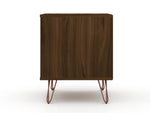 Rockefeller 20" Nightstand (2-Drawer) in Chestnut Brown