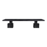 Anzio 96" / 144" Oak Veneer Dining Table (3 Boxes) in Black