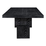 Anzio 96" / 144" Oak Veneer Dining Table (3 Boxes) in Black