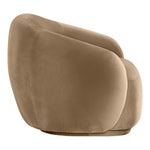 Emery Velvet Upholstered Chair in Beige