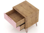 Rockefeller 20" Nightstand (2-Drawer) in Pink