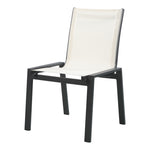 Nizuc Mesh Water Resistant Fabric Outdoor Patio Dining Chair in White