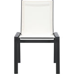Nizuc Mesh Water Resistant Fabric Outdoor Patio Dining Chair in White