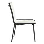 Nizuc Mesh Water Resistant Fabric Outdoor Patio Dining Chair in White