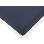 Nizuc 90" Water Resistant Fabric Upholstered 3pc. Outdoor Patio Modular Sofa in Navy