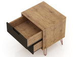 Rockefeller 20" Nightstand (2-Drawer) in Gray