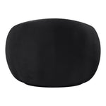 Emery Velvet Upholstered Chair in Black