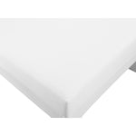 Nizuc 90" Water Resistant Fabric Upholstered 3pc. Outdoor Patio Modular Sofa in White