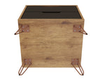 Rockefeller 20" Nightstand (2-Drawer) in Gray