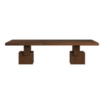 Anzio 96 / 144" Oak Veneer Dining Table (3 Boxes) in Brown