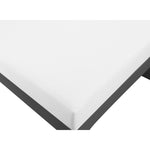 Nizuc 90" Water Resistant Fabric Upholstered 5pc. Outdoor Patio Modular Sectional in White