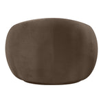 Emery Velvet Upholstered Chair in Brown