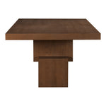 Anzio 96 / 144" Oak Veneer Dining Table (3 Boxes) in Brown