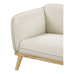Nolita Boucle Fabric Upholstered Chair in Cream