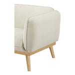 Nolita Boucle Fabric Upholstered Chair in Cream