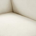 Nolita Boucle Fabric Upholstered Chair in Cream