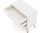 Rockefeller 35" Dresser (3-Drawer) in White
