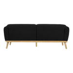 Nolita 82" Boucle Fabric Upholstered Sofa in Black