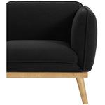 Nolita 82" Boucle Fabric Upholstered Sofa in Black