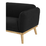 Nolita 82" Boucle Fabric Upholstered Sofa in Black